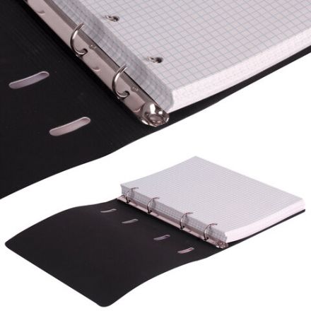 Сменный блок для тетради на кольцах, А5, 120 л., BRAUBERG, "Белый", 403260 Сменный блок для тетради на кольцах, А5, 120 л., BRAUBERG, "Белый", 403260