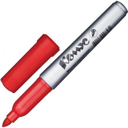Маркер перманентный КОМУС PY2304 красный 1-4мм круглый наконечник Маркер перманентный КОМУС PY2304 красный 1-4мм круглый наконечник