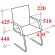 Стул BN_TQ_Стул Echair-805 VP кожзам черный, хром