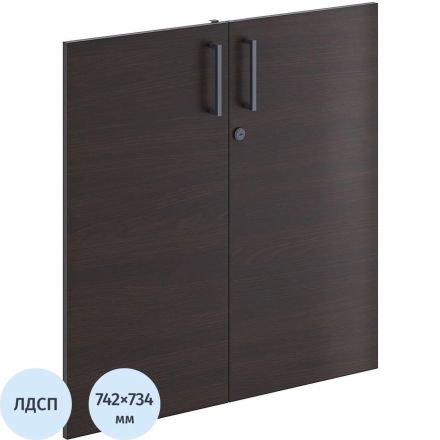 Двери IN FORMANT 129H101 734х16х742 Венге 2шт