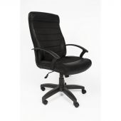 Кресло VT_EChair-639 TPU ткань/к/з черный/черный, пластик