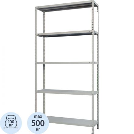 Стеллаж металлический 0MX_MS Standart 200/100x50/5 полок