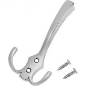 Вешалка настенная УЗК_Крючок трехрожковый СТАНДАРТ 306 А CP (15844),хром