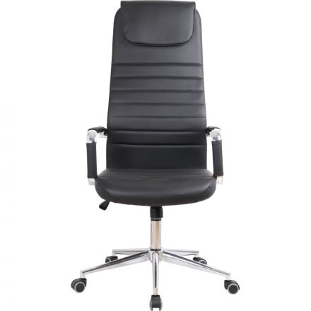 Кресло BN_SH_EChair-565 TPU кожзам черный, хром