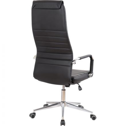 Кресло BN_SH_EChair-565 TPU кожзам черный, хром