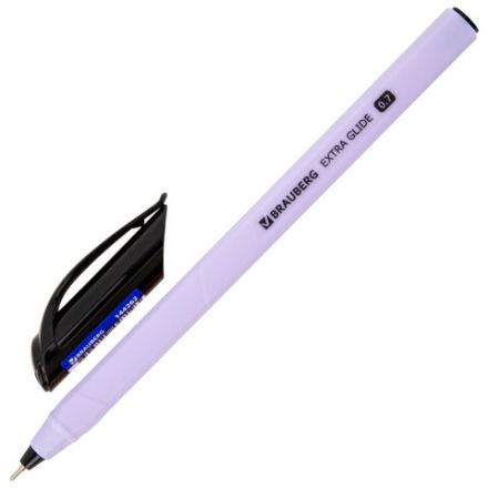 Ручка шариковая масляная BRAUBERG "Extra Glide Softy EL", СИНЯЯ, корпус ассорти, игольчатый наконечник 0,7 мм, линия письма 0,5 мм, 144262 Ручка шариковая масляная BRAUBERG "Extra Glide Softy EL", СИНЯЯ, корпус ассорти, игольчатый наконечник 0,7 мм, линия письма 0,5 мм, 144262