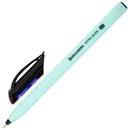 Ручка шариковая масляная BRAUBERG "Extra Glide Softy EL", СИНЯЯ, корпус ассорти, игольчатый наконечник 0,7 мм, линия письма 0,5 мм, 144262 Ручка шариковая масляная BRAUBERG "Extra Glide Softy EL", СИНЯЯ, корпус ассорти, игольчатый наконечник 0,7 мм, линия письма 0,5 мм, 144262