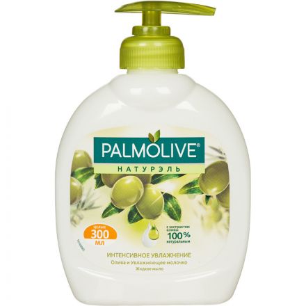 Мыло жидкое Palmolive Интенсивное увлажнение Олива и Увлажняющее молочко 300 мл