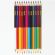 Карандаши двусторонние ПИФАГОР 12 штук, 24 цвета, шестигранные, грифель 3 мм, натуральное дерево, 180244