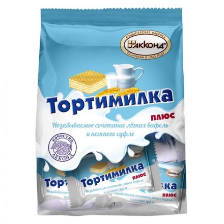 Вафли Тортимилка плюс Акконд, 200г