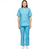 Костюм хирурга женский.м05-КБР плюс  голубой (р.56-58) р.158-164