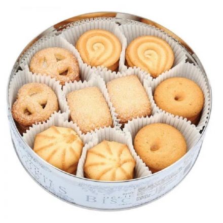 Печенье сдобное Bisquini Датское ассорти, 340г Печенье сдобное Bisquini Датское ассорти, 340г