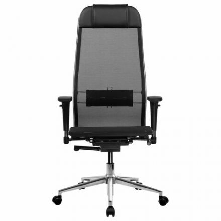 Кресло МЕТТА "ErgoLife" 10 B1-104D, хром, синхромеханизм, 2D-подлокотники, прочная сетка, черное Кресло МЕТТА "ErgoLife" 10 B1-104D, хром, синхромеханизм, 2D-подлокотники, прочная сетка, черное