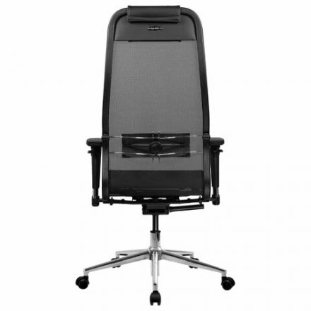 Кресло МЕТТА "ErgoLife" 10 B1-104D, хром, синхромеханизм, 2D-подлокотники, прочная сетка, черное Кресло МЕТТА "ErgoLife" 10 B1-104D, хром, синхромеханизм, 2D-подлокотники, прочная сетка, черное