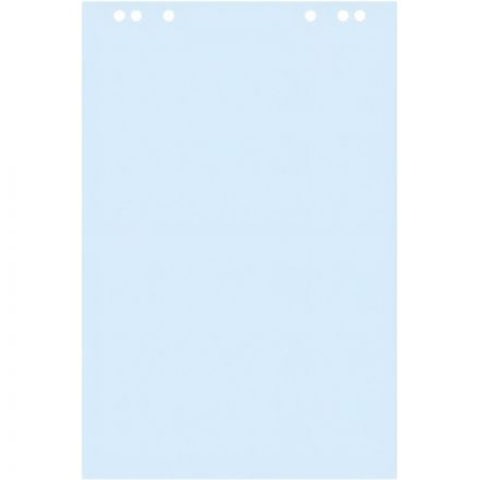 Бумага для флипчартов голубая пастель 68.0х98.0 20 лист.80гр.