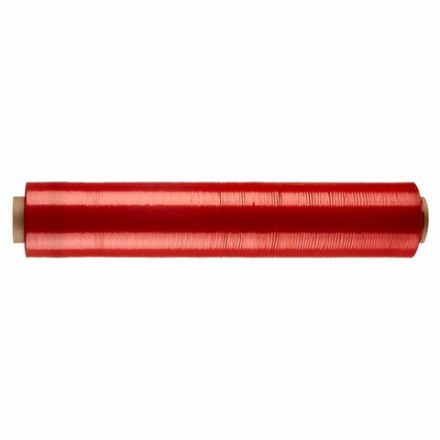 Стрейч-пленка для ручной упаковки, вторичное сырье, КРАСНАЯ 50 см х 217 м, 20 мкм, 2 кг – нетто