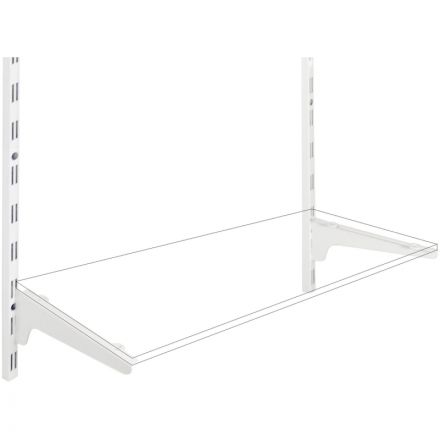 Держатель РЭ_полки ДТ-250Б д/стеллажн.системы ФОРТ,дл.250мм, белый (701636)