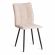 Стул обеденный Bari LT, флок , бежевый/черный, 7, 41х55х89 см