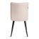 Стул обеденный Bari LT, флок , бежевый/черный, 7, 41х55х89 см