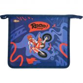 Папка для тетрадей №1School Moto freestyle,А5,молния, пластик, ПТ-713 Папка для тетрадей №1School Moto freestyle,А5,молния, пластик, ПТ-713