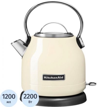 Чайник KitchenAid 5KEK1222EAC, 1.25 л., кремовый Чайник KitchenAid 5KEK1222EAC, 1.25 л., кремовый
