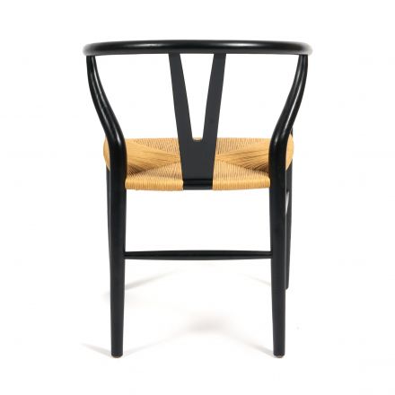 Стул Wishbone/Вишбон (мод.CB2212) / 1 шт. в упаковке дерево вяз, 57*50.5*79.5, черный