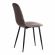 Стул BREEZE (mod. JSC-58) Велюр/металл , 44 х 53 х 86 см, Dark grey (темно-серый) HLR24 / черный