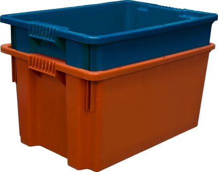 Ящик п/э 600х400х300 сплошной цв. красный