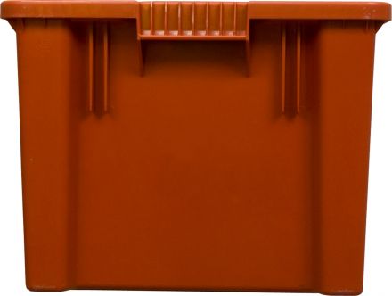 Ящик п/э 600х400х300 сплошной цв. красный