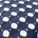 Покрывало из хлопка Polka dots темно-синего цвета Essential, 230х250 см