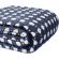 Покрывало из хлопка Polka dots темно-синего цвета Essential, 230х250 см
