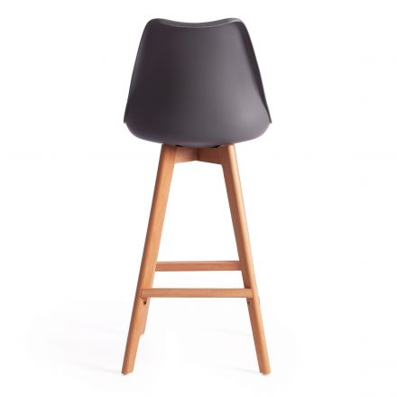 Стул барный TULIP BAR (mod. C1014H) / 1 шт. в упаковке пластик/дерево, 57 х 48 х 114 см, серый 024 /натуральный Стул барный TULIP BAR (mod. C1014H) / 1 шт. в упаковке пластик/дерево, 57 х 48 х 114 см, серый 024 /натуральный