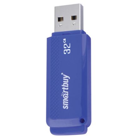 Флеш-диск 32 GB, SMARTBUY Dock, USB 2.0, синий, SB32GBDK-B