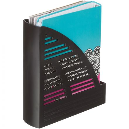 Вертикальный накопитель Attache пластиковый черный ширина 70 мм (4 штуки в упаковке) Вертикальный накопитель Attache пластиковый черный ширина 70 мм (4 штуки в упаковке)