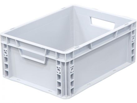 Ящик п/п 400х300х170 сплошной, усиленное дно, цв. серый Ящик п/п 400х300х170 сплошной, усиленное дно, цв. серый