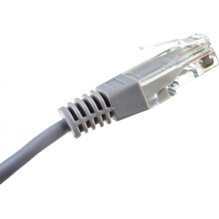 Патч-корд TWT TWT-45-45-2.0-GY UTP кат.5e, 2.0 м, серый