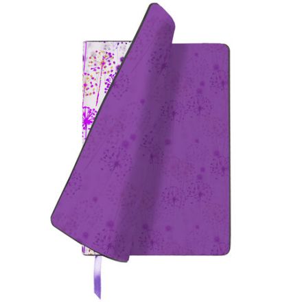 Ежедневник недатированный B6 (127х186 мм), BRAUBERG VISTA, под кожу, гибкий, срез фольга, 136 л., "Spring meadow", 112111 Ежедневник недатированный B6 (127х186 мм), BRAUBERG VISTA, под кожу, гибкий, срез фольга, 136 л., "Spring meadow", 112111