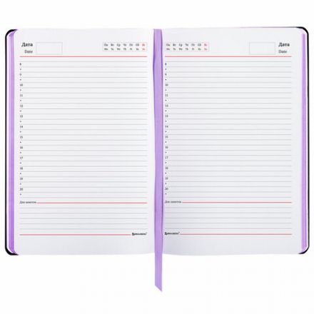 Ежедневник недатированный B6 (127х186 мм), BRAUBERG VISTA, под кожу, гибкий, срез фольга, 136 л., "Spring meadow", 112111 Ежедневник недатированный B6 (127х186 мм), BRAUBERG VISTA, под кожу, гибкий, срез фольга, 136 л., "Spring meadow", 112111