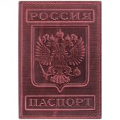 Обложка для паспорта OfficeSpace кожа, терракот, тиснение "Герб" Обложка для паспорта OfficeSpace кожа, терракот, тиснение "Герб"