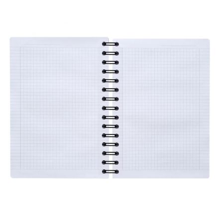 Бизнес-тетрадь А5,120л,клетка, спираль,тв.обл,Be Smart,Sence,N3687