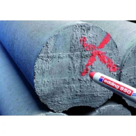 Маркер промышленный Edding E 950 для шероховатых и ржавых поверхностей желтый (10 мм) Маркер промышленный Edding E 950 для шероховатых и ржавых поверхностей желтый (10 мм)