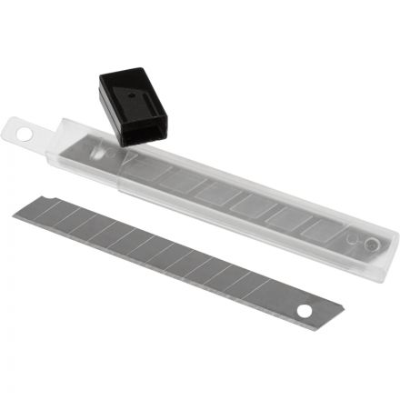 Лезвия сменные для канцелярских ножей Attache 9 мм сегментированные (10 штук в упаковке) Лезвия сменные для канцелярских ножей Attache 9 мм сегментированные (10 штук в упаковке)