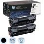 Картридж лазерный HP 12A Q2612AF черный оригинальный (двойная упаковка)
