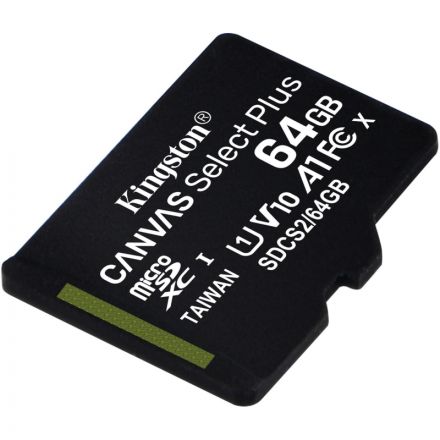 Карта памяти Kingston Canvas Select Plus microSDXC UHS-I, SDCS2/64GBSP