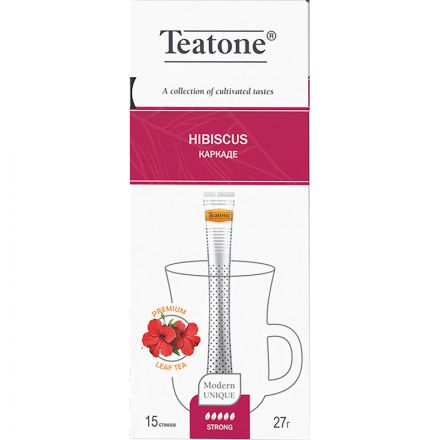 Чай Teatone каркаде 15 стиков