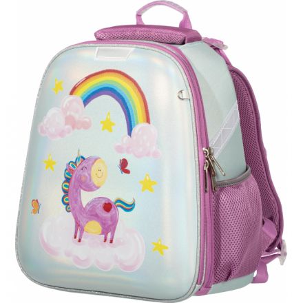 Ранец №1School Basic Волшебный Единорог, 2 отд., эргоном. спинка Ранец №1School Basic Волшебный Единорог, 2 отд., эргоном. спинка
