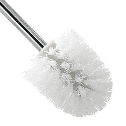 Ершик для унитаза подставка из толстого стекла, крепление к стене, хромированная сталь, LAIMA, 607425