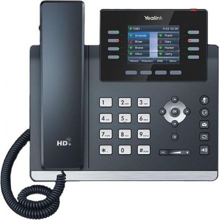 IP-телефон Yealink SIP-T44U,12 аккаунт,2 порта USB,цвет экр,PoE,GigE,без БП IP-телефон Yealink SIP-T44U,12 аккаунт,2 порта USB,цвет экр,PoE,GigE,без БП