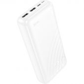 Внешний аккумулятор Hoco J123A ELEMENT WHITE 20000mAh 2A 2xUSB-A белый