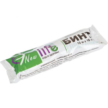 Бинт стер. 10мx16см, Life (инд зеленая уп, пл.36г) ШК06233